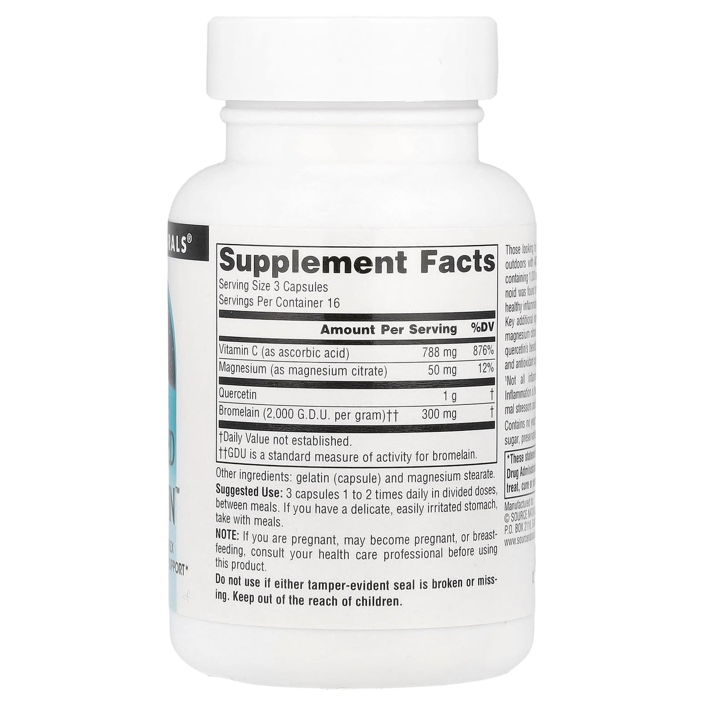 Source Naturals, Activated Quercetin™, 50 Capsules - Image 2