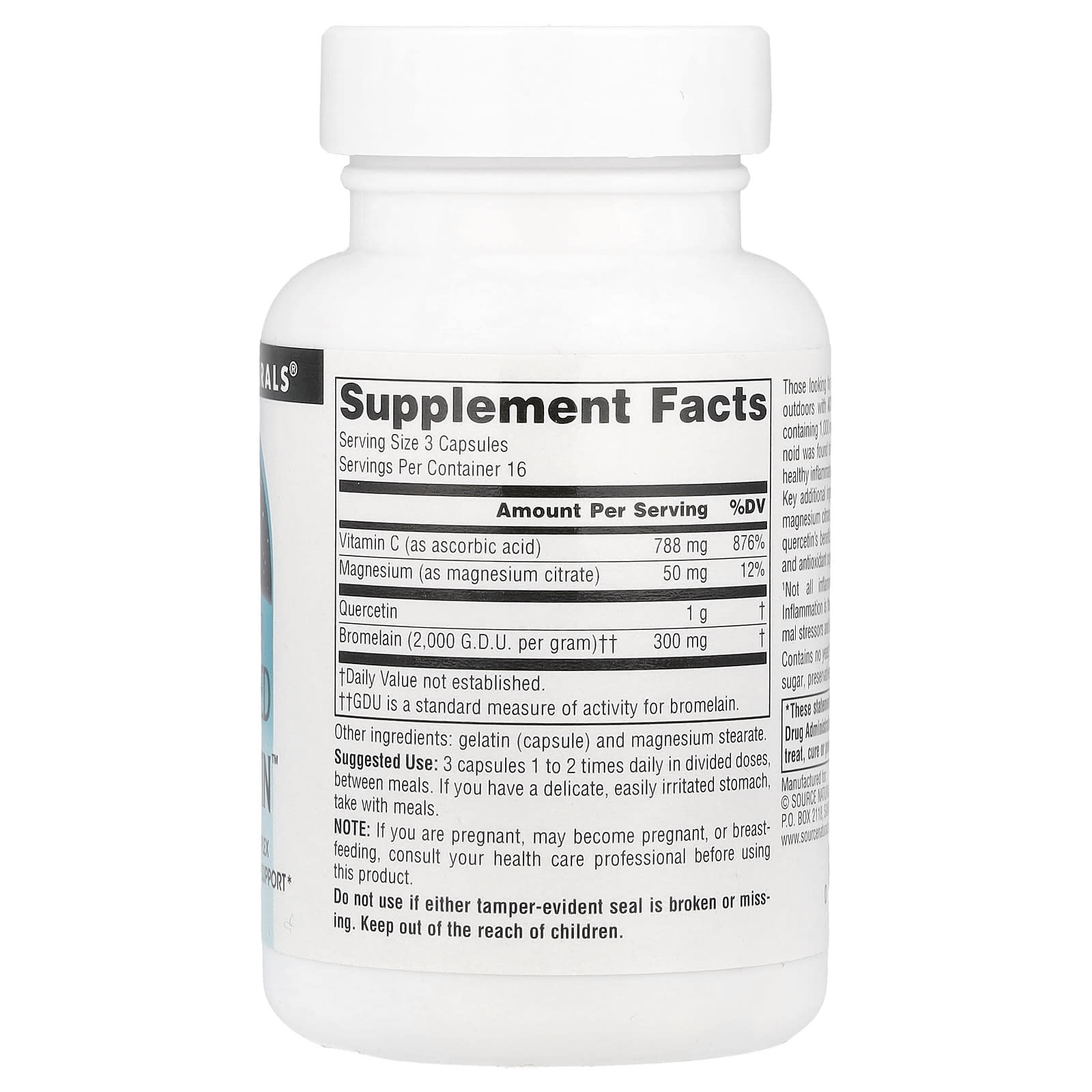 Source Naturals, Activated Quercetin™, 50 Capsules - Image 2