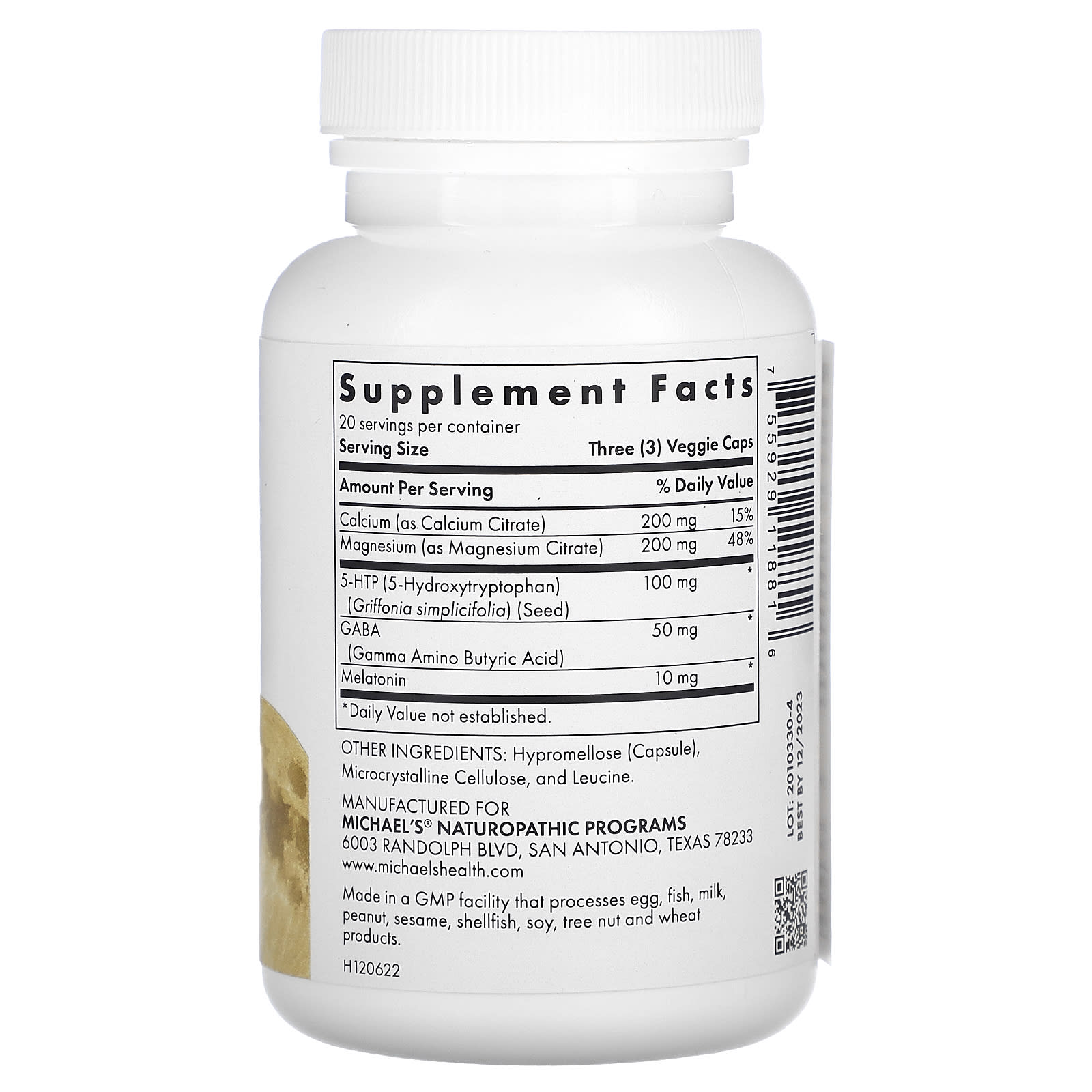 Michael's Health, Sleep Factors, 60 Vegan Capsules - Image 2