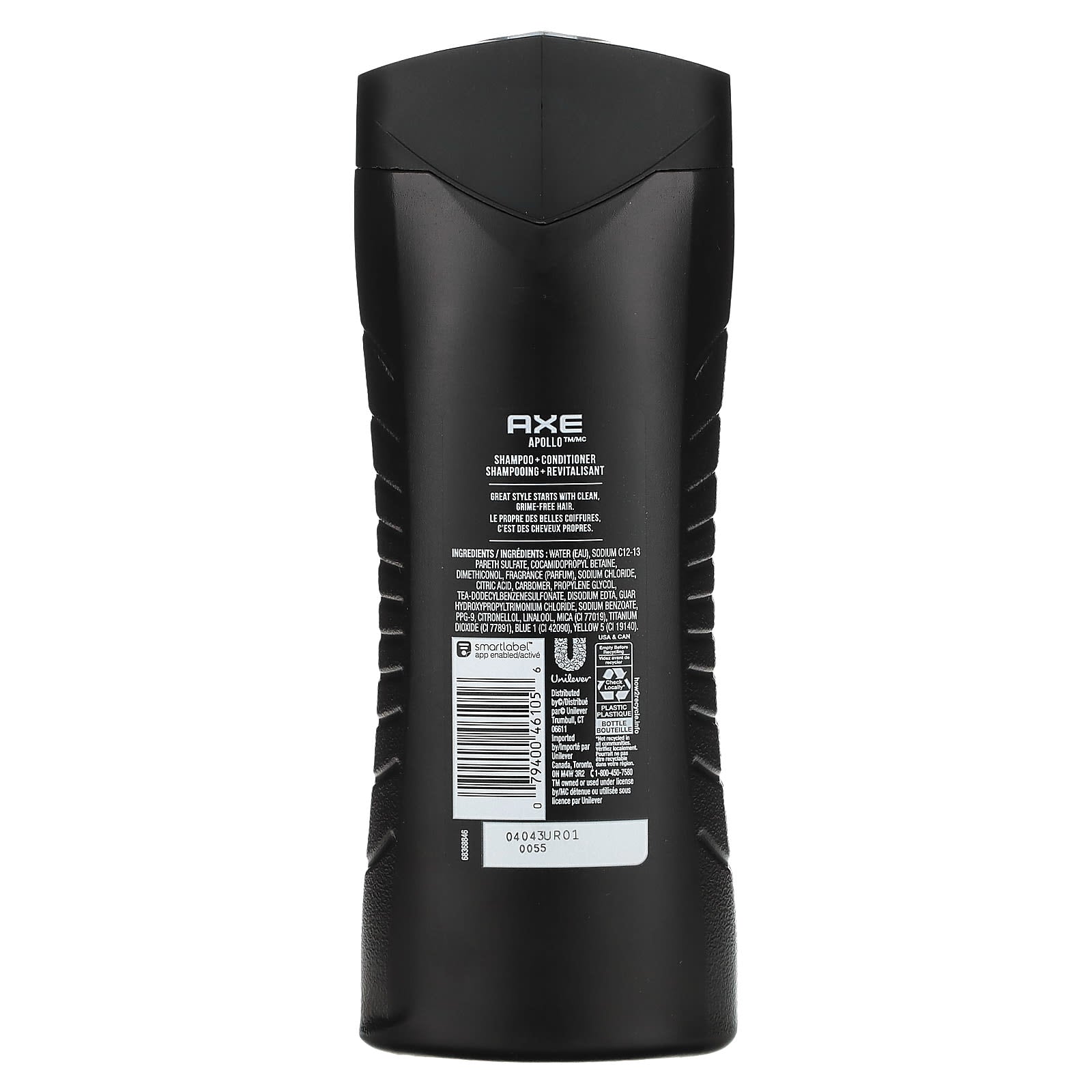 Axe Apollo 2-in-1 Shampoo and Conditioner, 16 fl oz (473 ml) - Sage & Cedarwood Scent - Image 2