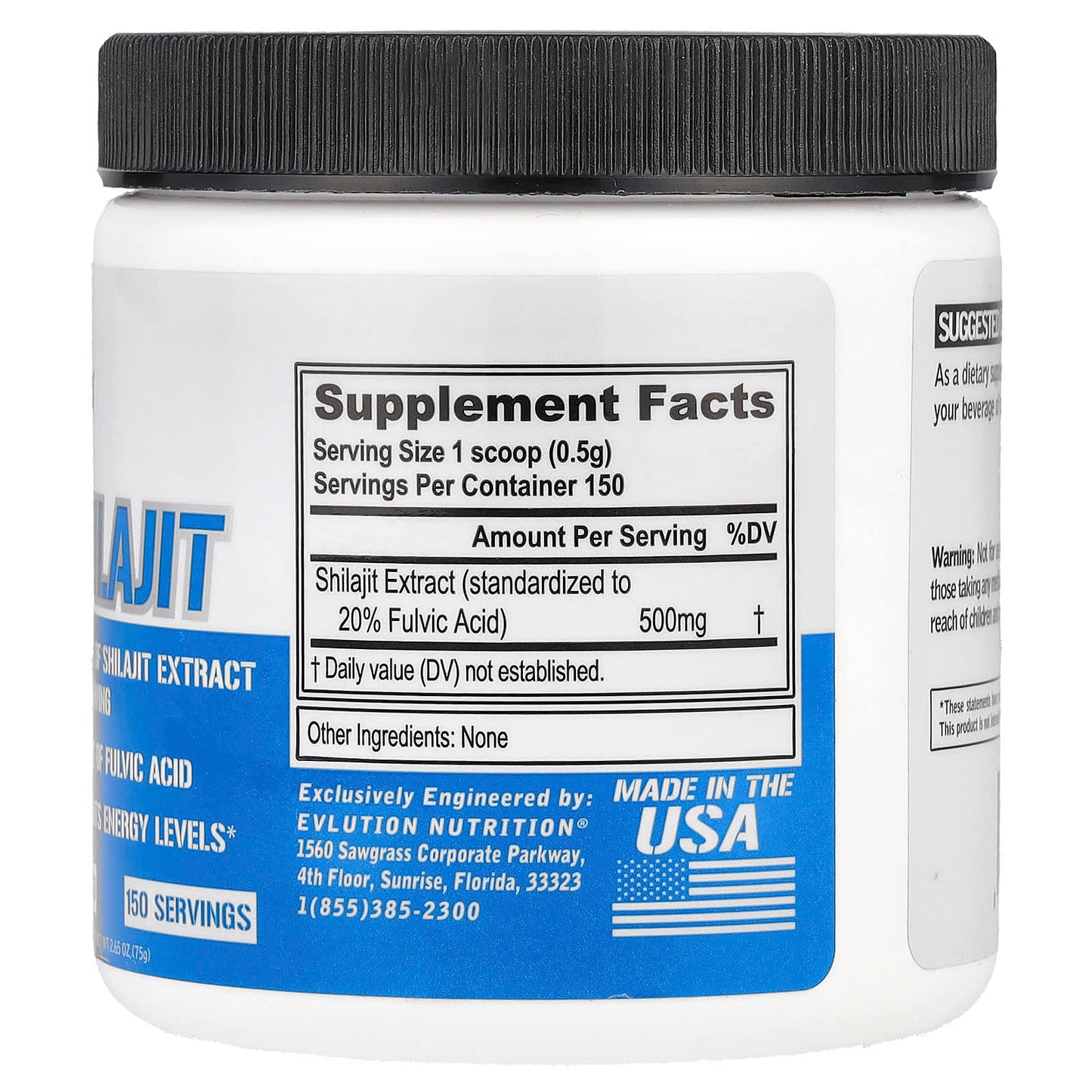 EVLution Nutrition Shilajit Supplement - Energy Boost & Antioxidant Support - Image 2