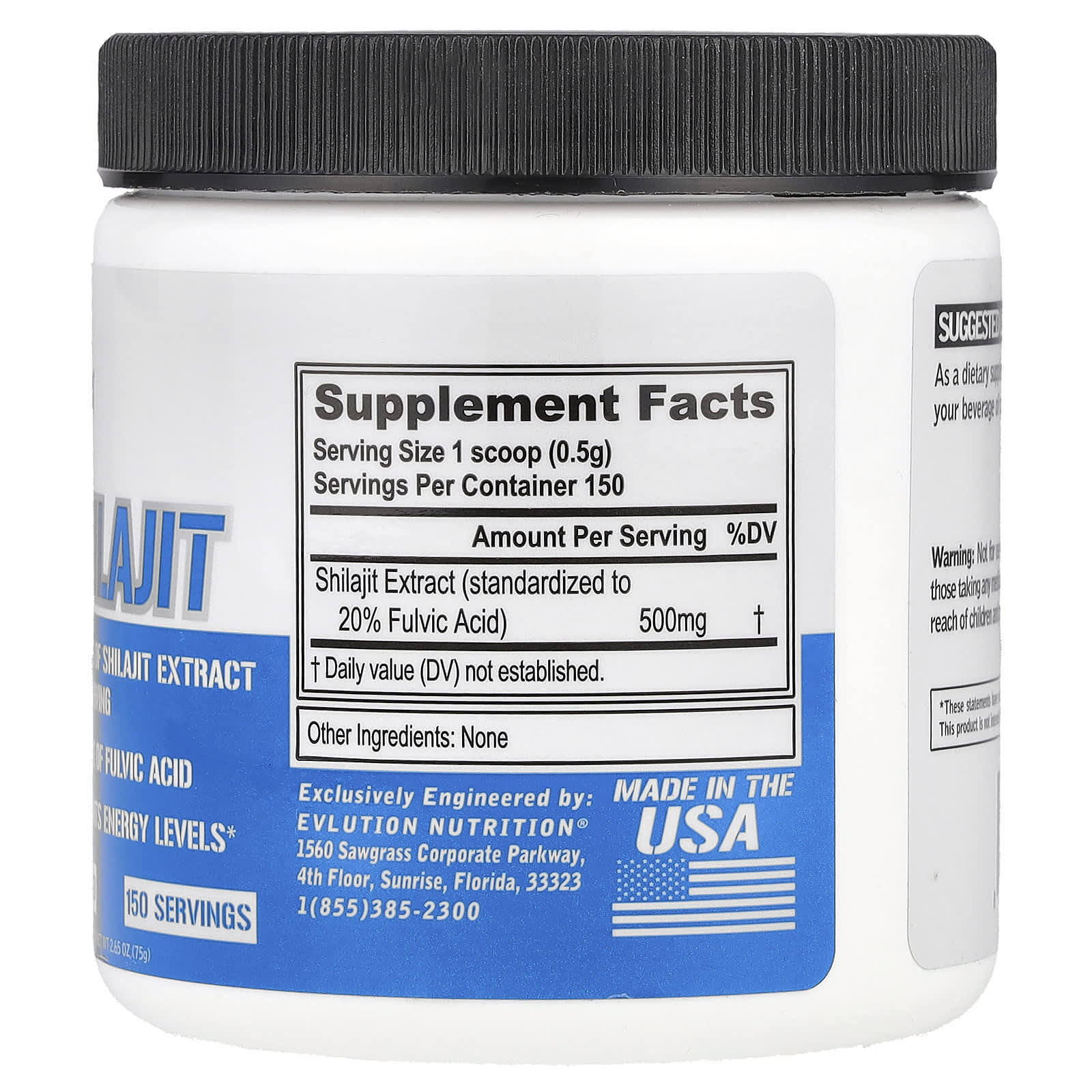 EVLution Nutrition Shilajit Supplement - Energy Boost & Antioxidant Support - Image 2