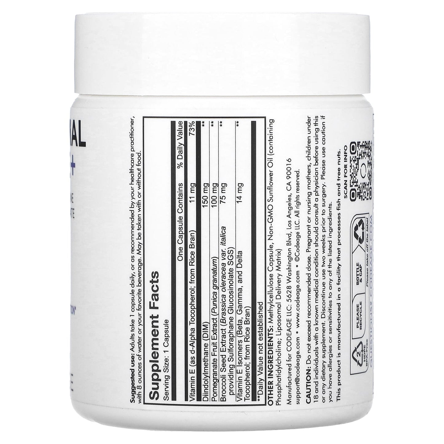 Codeage Liposomal DIM-E+ Supplement for Hormone Balance - Image 2