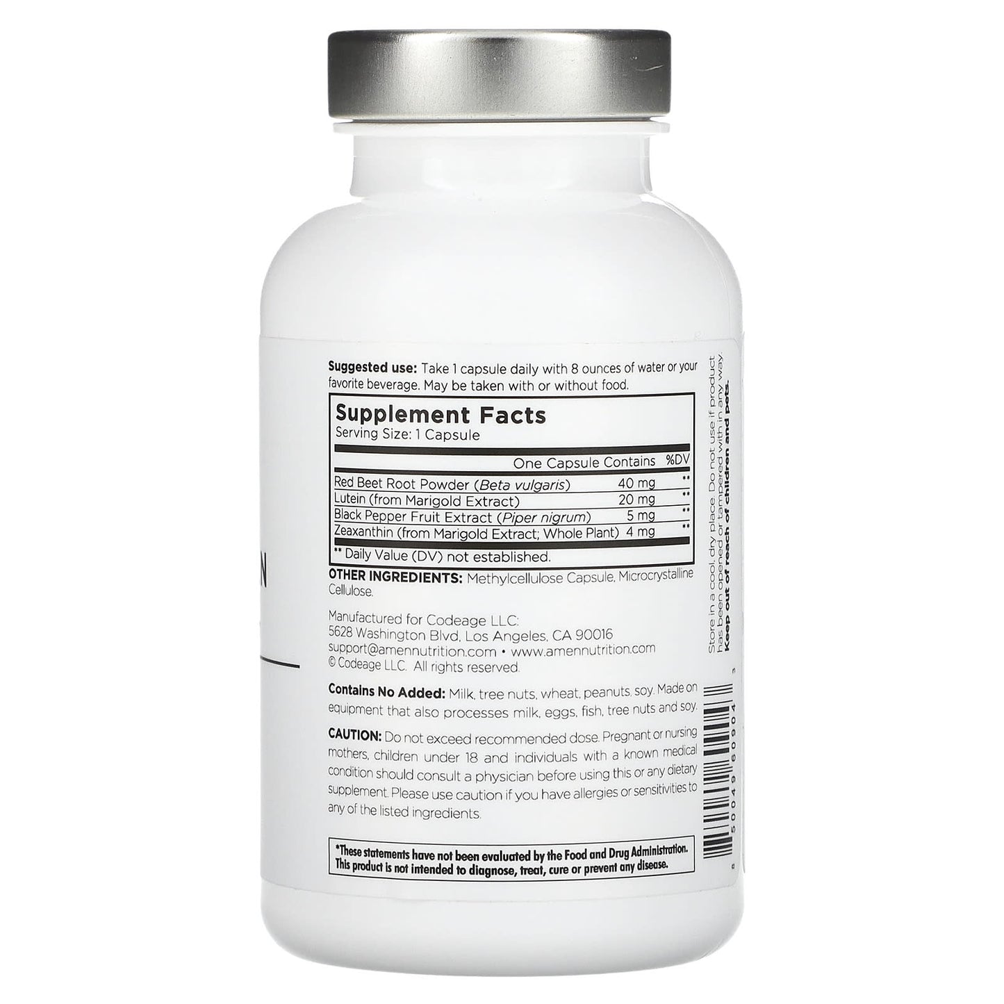 Support Healthy Vision with CodeAge Amen Eyes Supplement - Image 2
