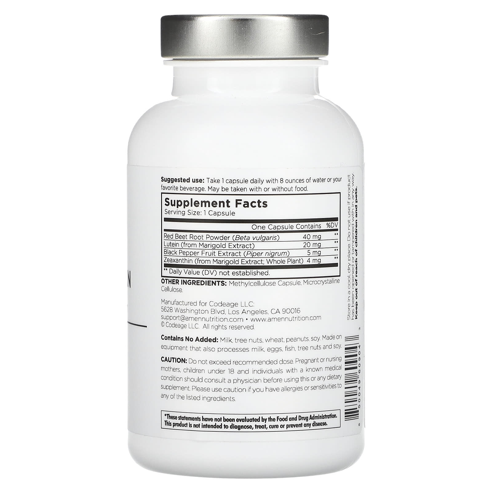 Support Healthy Vision with CodeAge Amen Eyes Supplement - Image 2