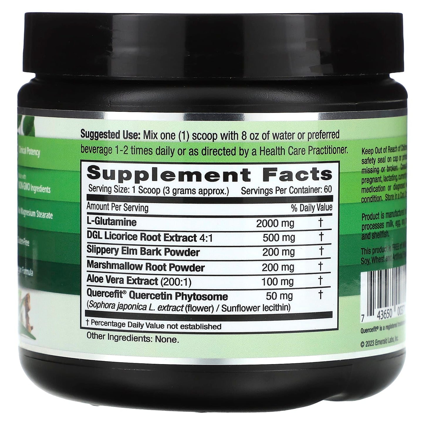 Emerald Laboratories Leaky Gut Support Supplement 2 Month Supply - Image 2