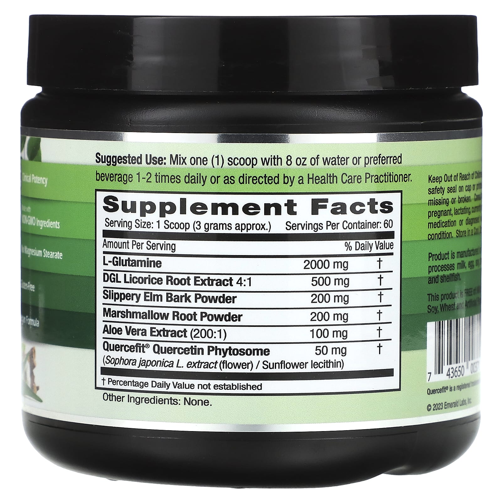 Emerald Laboratories Leaky Gut Support Supplement 2 Month Supply - Image 2