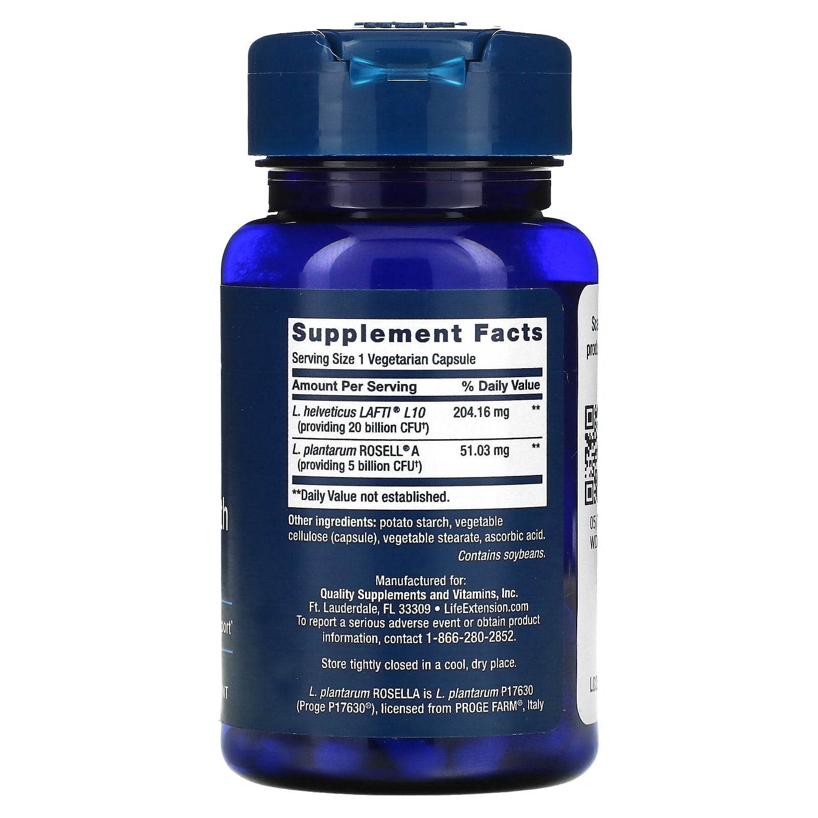 Life Extension, FLORASSIST Probiotic, Women's Health, 30 Vegetarian Capsules - Image 2