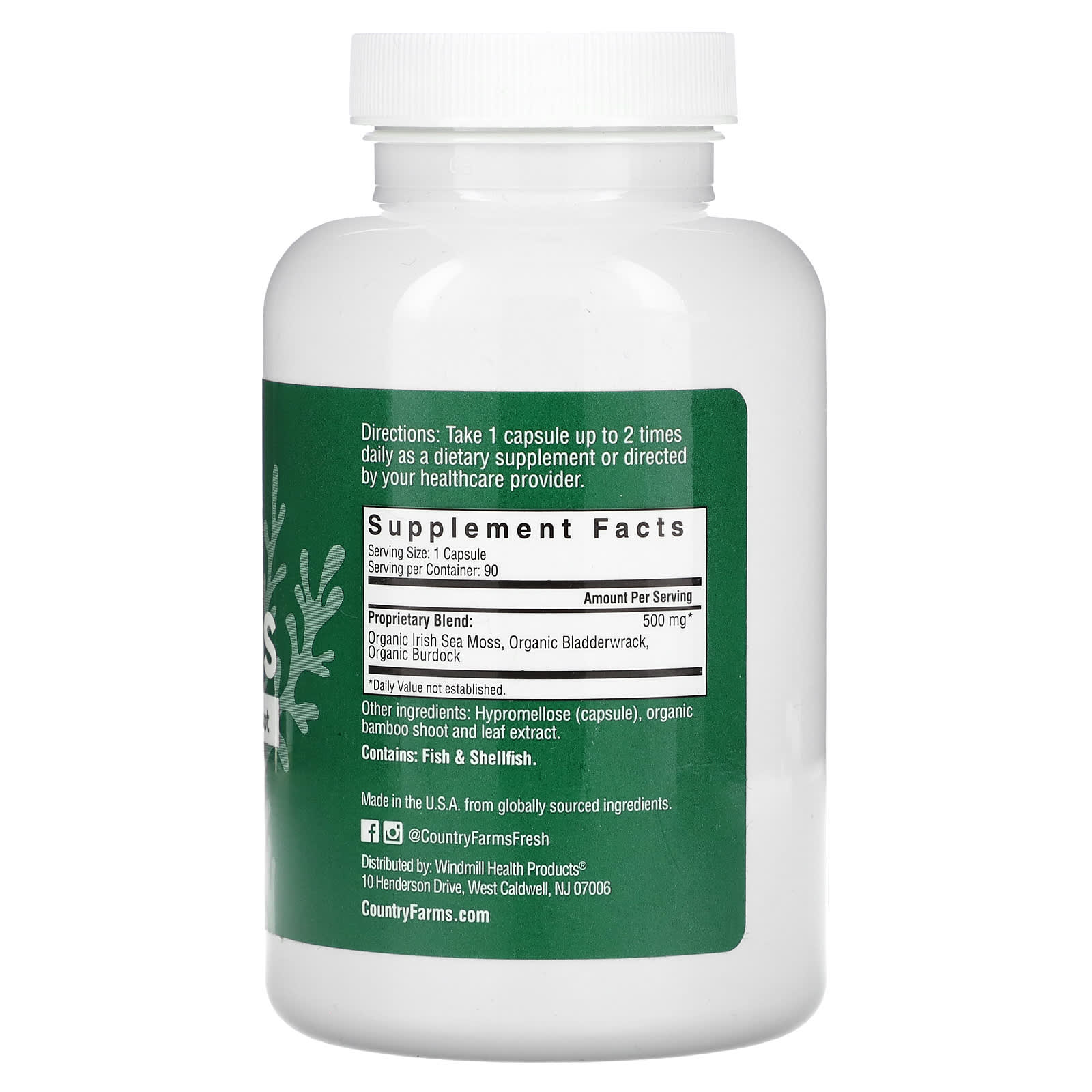 Irish Sea Moss Capsules for Beautiful Skin & Detox - 90 Capsules - Image 2