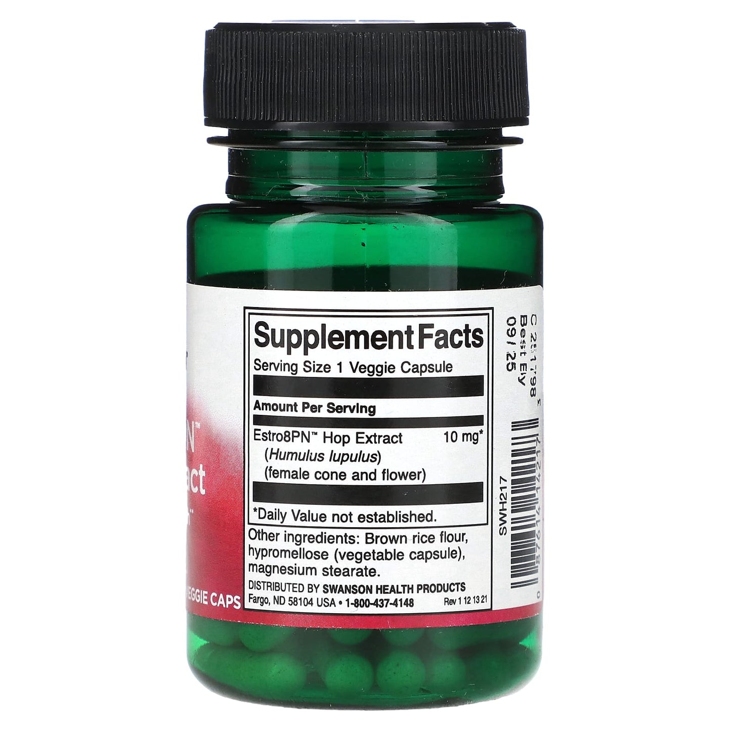 Swanson, Estro8PN Hop Extract, Women's Health, 60 Veggie Caps (10 mg per Cap) - Image 2