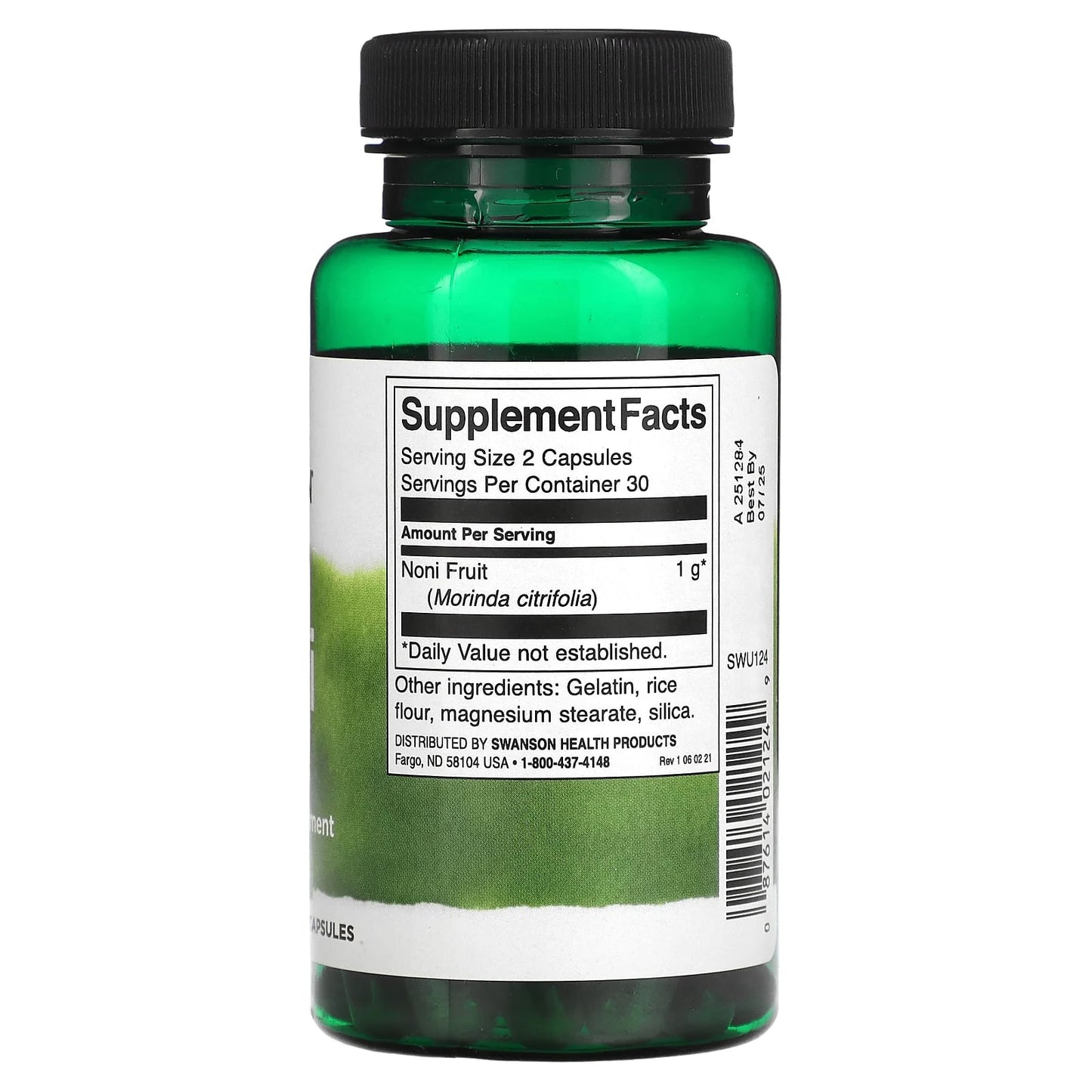 Swanson, Noni, 500 mg, 60 Capsules - Image 2