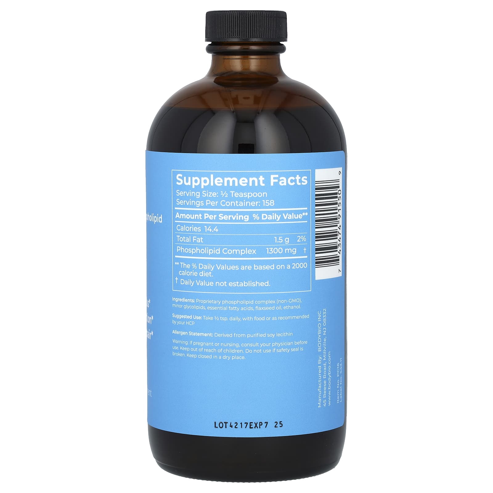 BodyBio PC - Liposomal Phosphatidylipid Complex for Cellular Health - Image 2