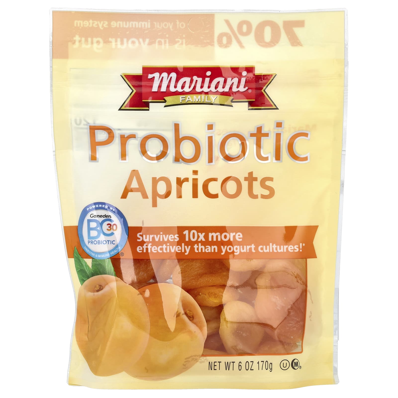 Mariani, Probiotic Apricots, 6 oz (170 g) - Image 1