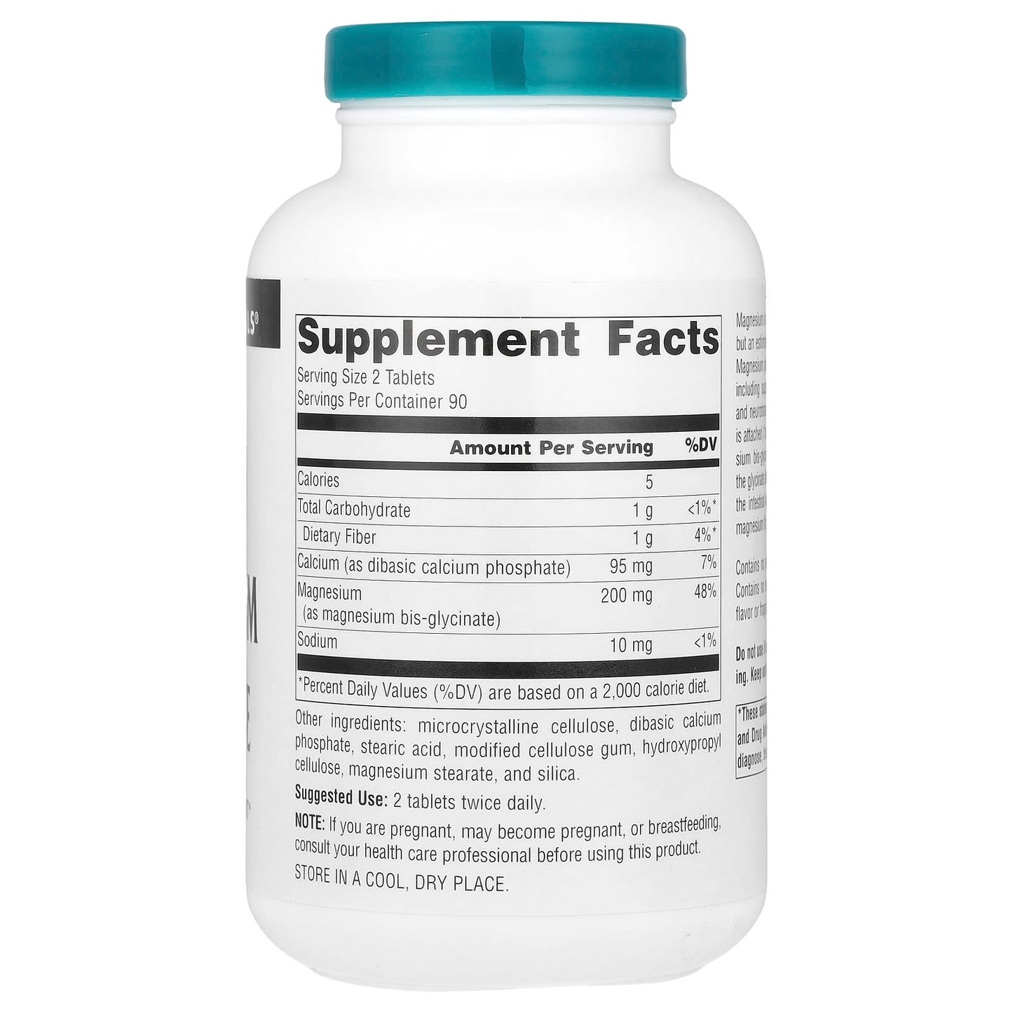 Source Naturals, Magnesium Glycinate , 180 Tablets - Image 2