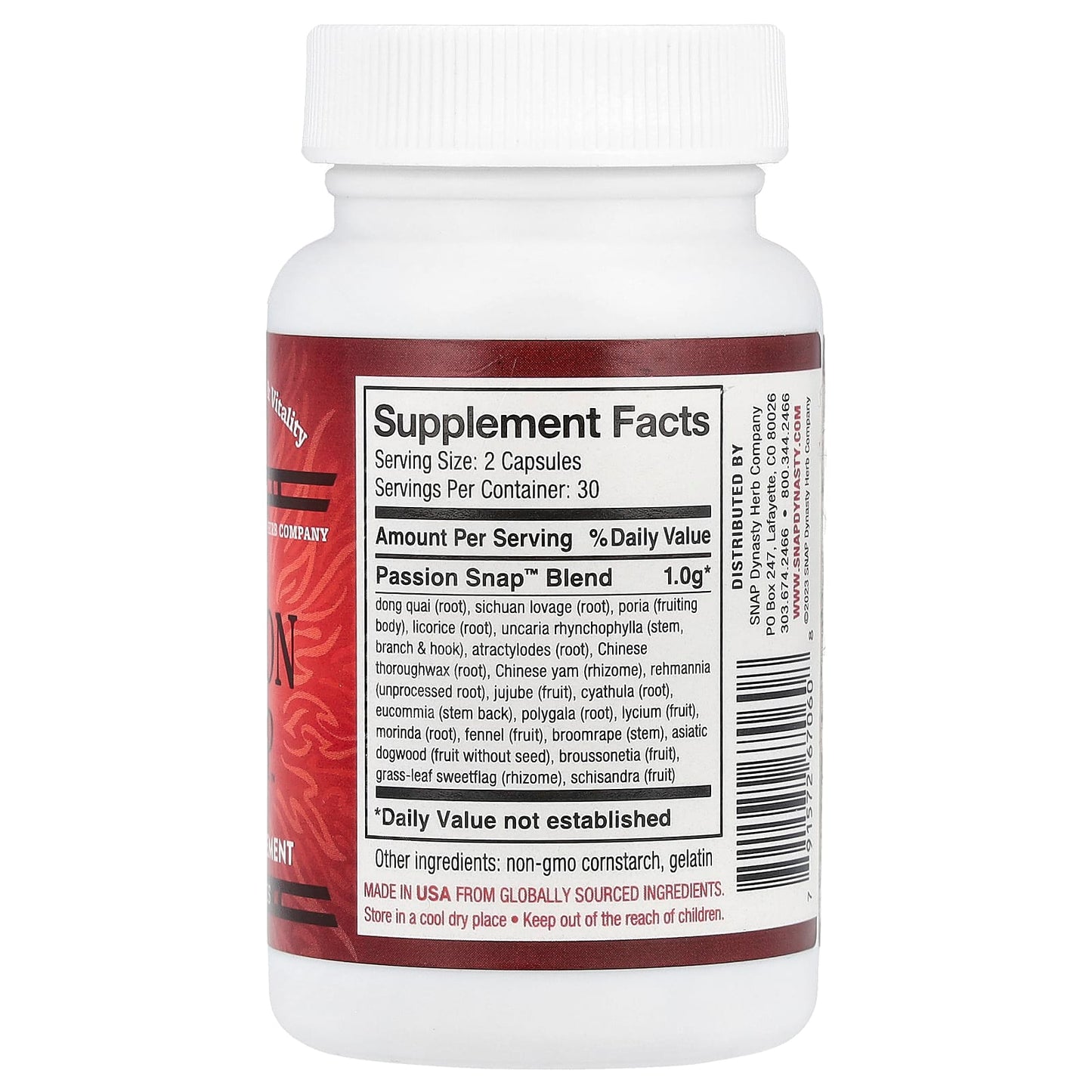 Snap Dynasty, Passion Snap™, 60 Capsules - Image 2