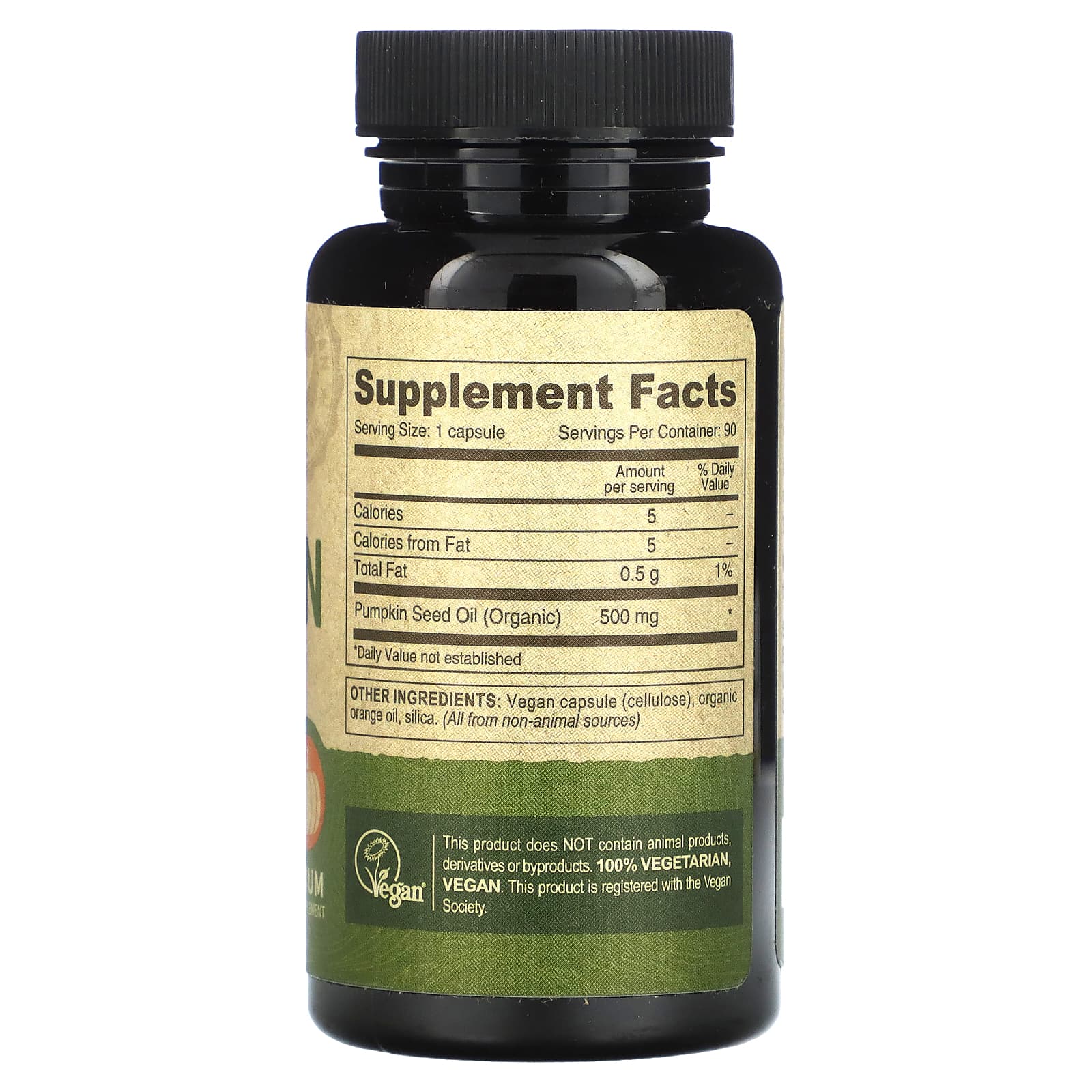 Deva Vegan Pumpkin Seed Oil 90 Capsules for Heart Health & Wellness - Image 2