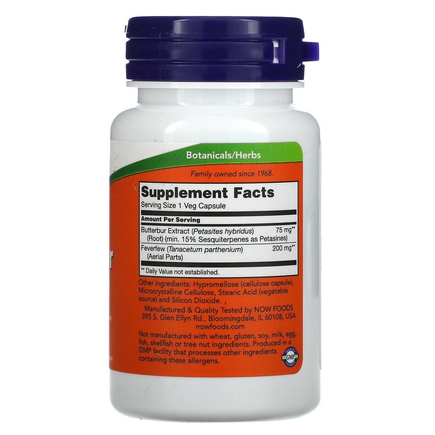 NOW Foods, Butterbur, 60 Veg Capsules - Image 2