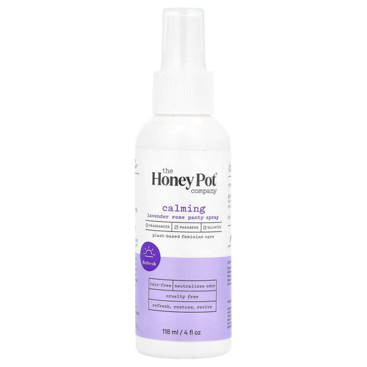 The Honey Pot Company, Panty Spray, Calming Lavender Rose, 4 fl oz (118 ml) - Image 1