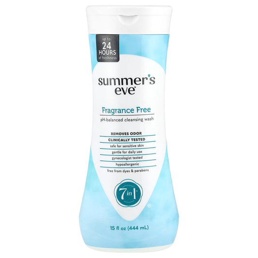 Summer's Eve, 7 in 1™ pH-Balanced Cleansing Wash, Fragrance Free, 15 fl oz (444 ml) - Image 1
