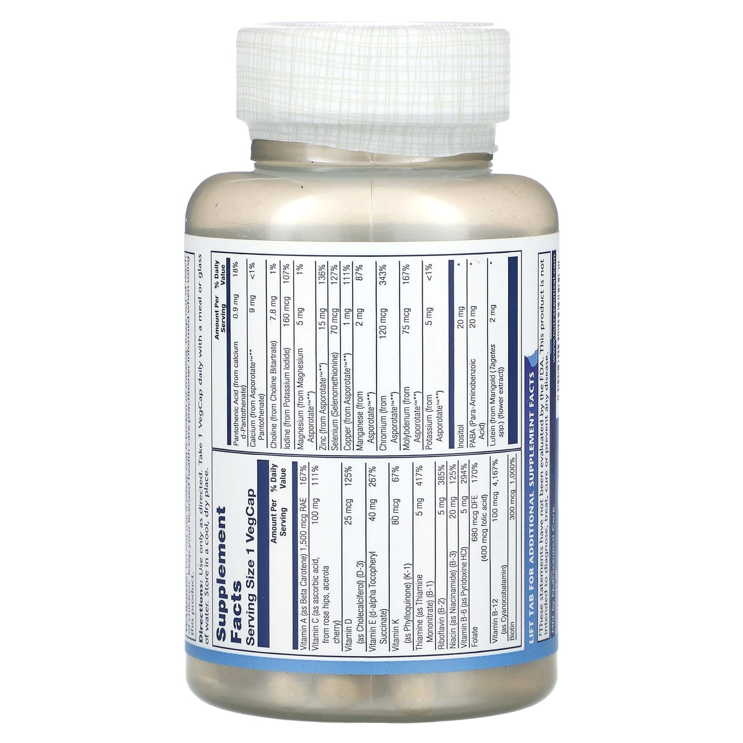 Solaray, Once Daily Active Man Multivitamin, 90 VegCaps - Image 2