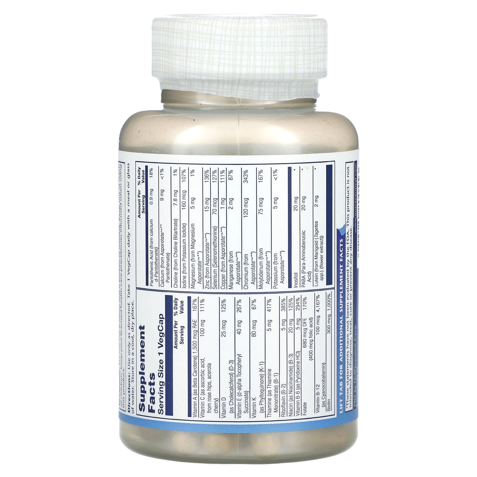 Solaray, Once Daily Active Man Multivitamin, 90 VegCaps - Image 2