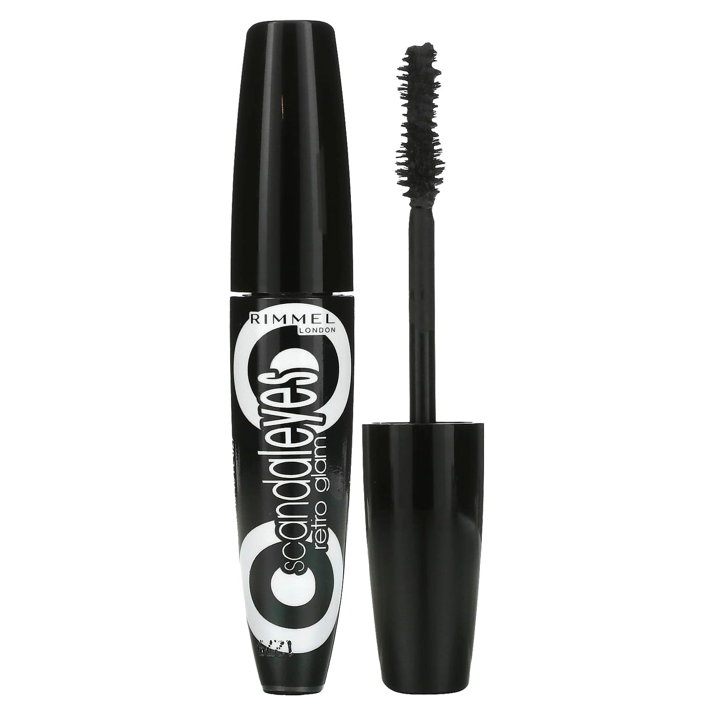 Rimmel London, Scandal Eyes, Retro Glam Mascara, 003 Extreme Black, 0.41 fl oz (12 ml) - Image 1