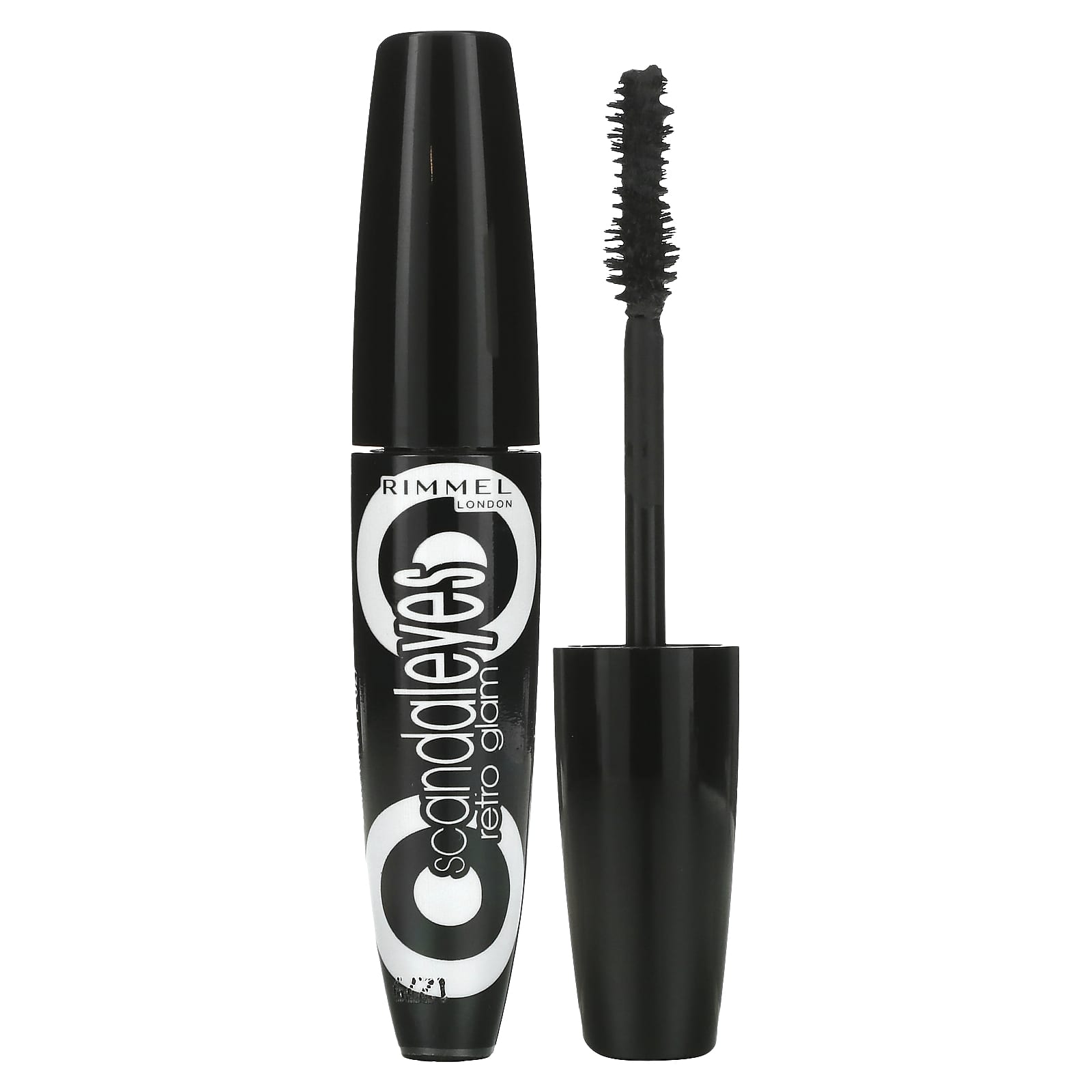 Rimmel London, Scandal Eyes, Retro Glam Mascara, 003 Extreme Black, 0.41 fl oz (12 ml) - Image 1