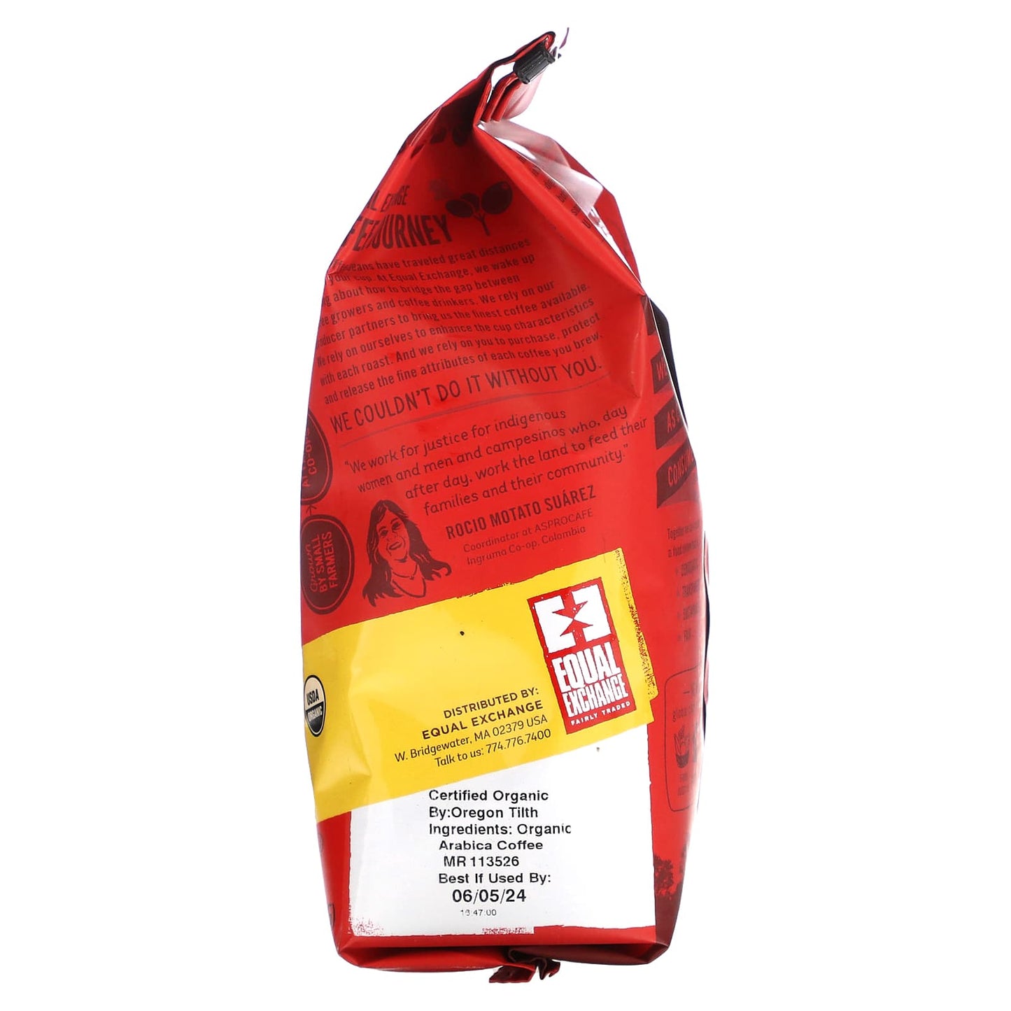 Colombian Organic Coffee by Equal Exchange - 12 oz Full City Roast - Image 2