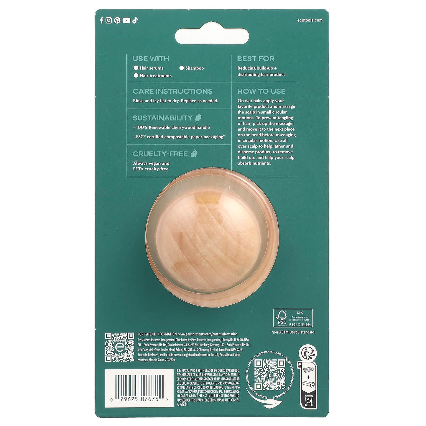 EcoTools Scalp Massager for Hair Growth and Scalp Health - Image 2