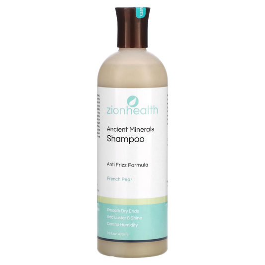 Zion Health, Ancient Minerals Shampoo, Anti Frizz Formula, French Pear, 16 fl oz (473 ml) - Image 1