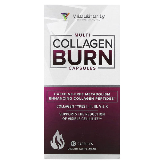 Vitauthority, Multi Collagen Burn, 60 Capsules - Image 1