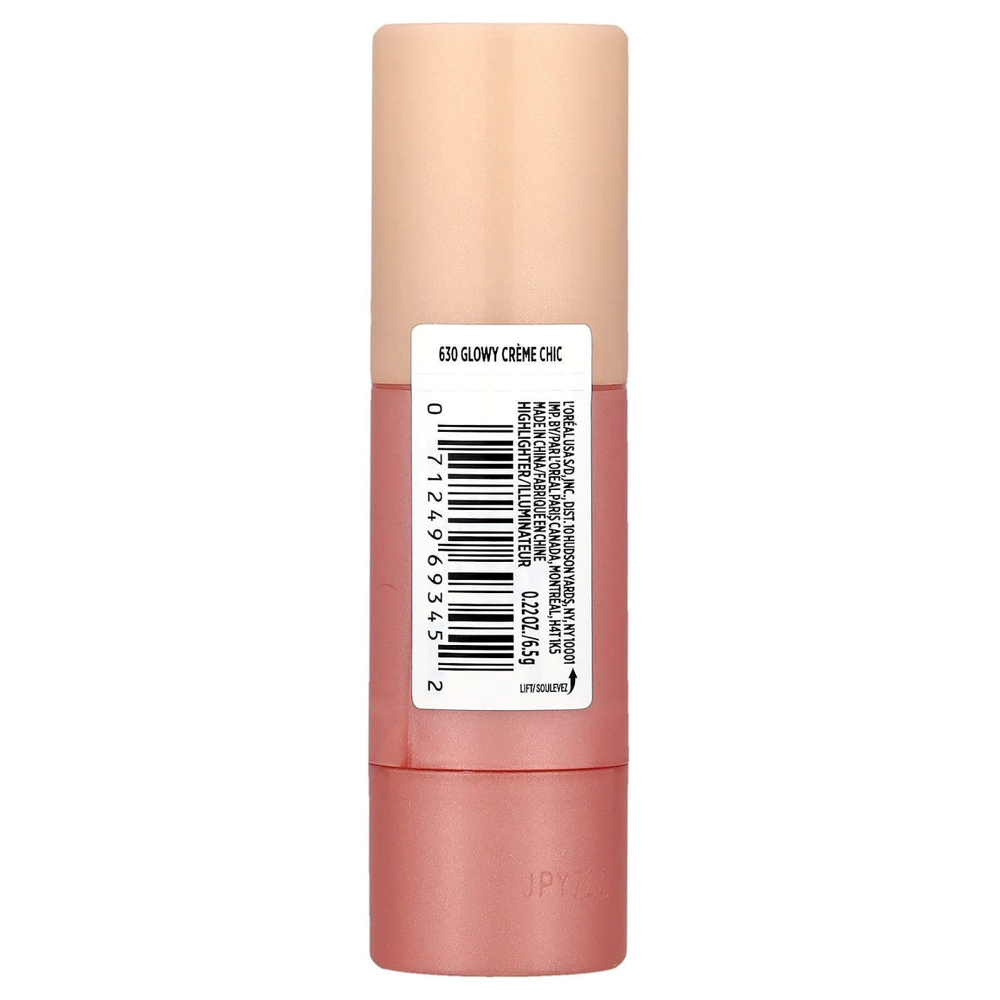L'Oréal, Lumi, Le Glow Highlighter Stick, 630 Glowy Creme Chic, 0.22 oz (6.5 g) - Image 2