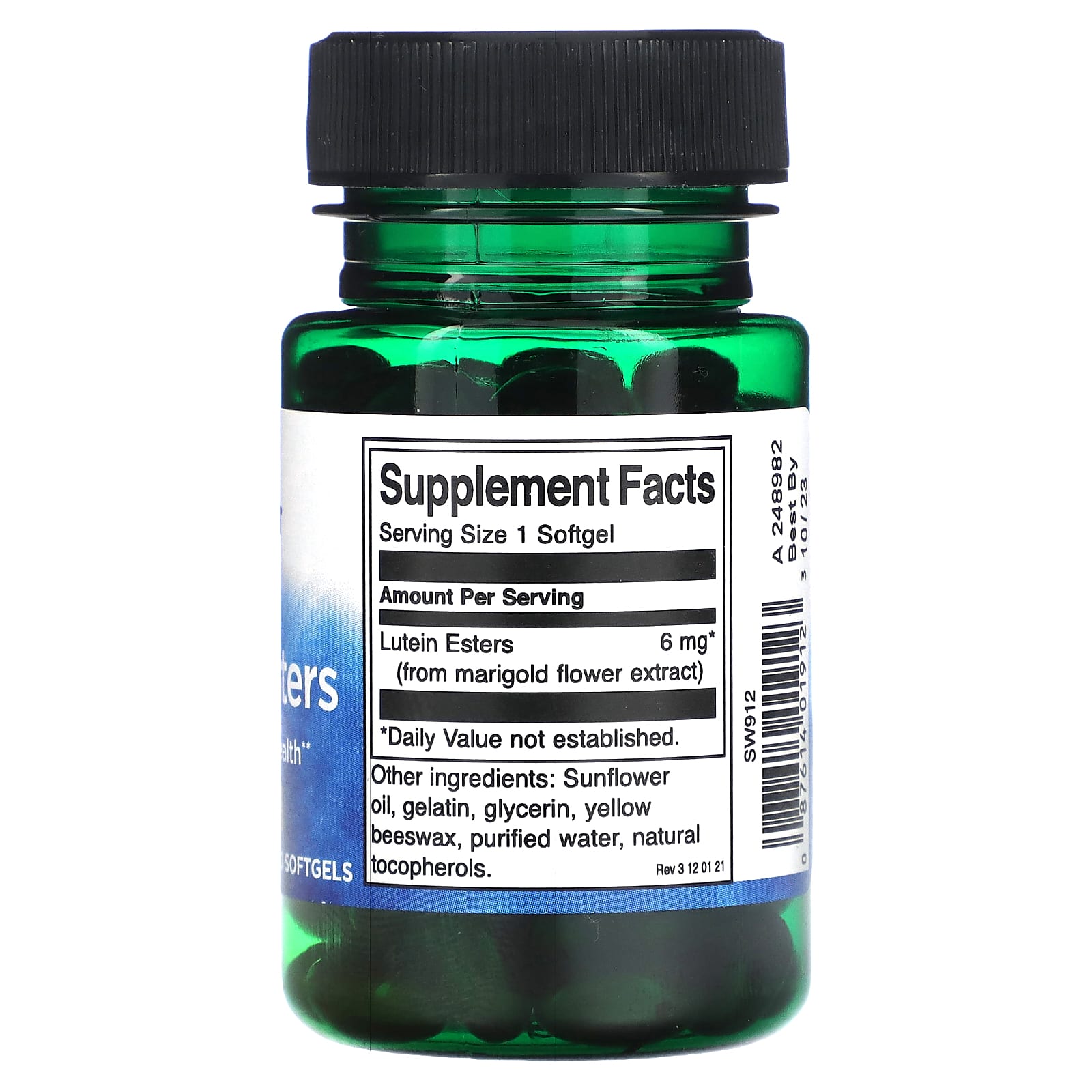 Swanson, Lutein Esters, 6 mg, 100 Softgels - Image 2