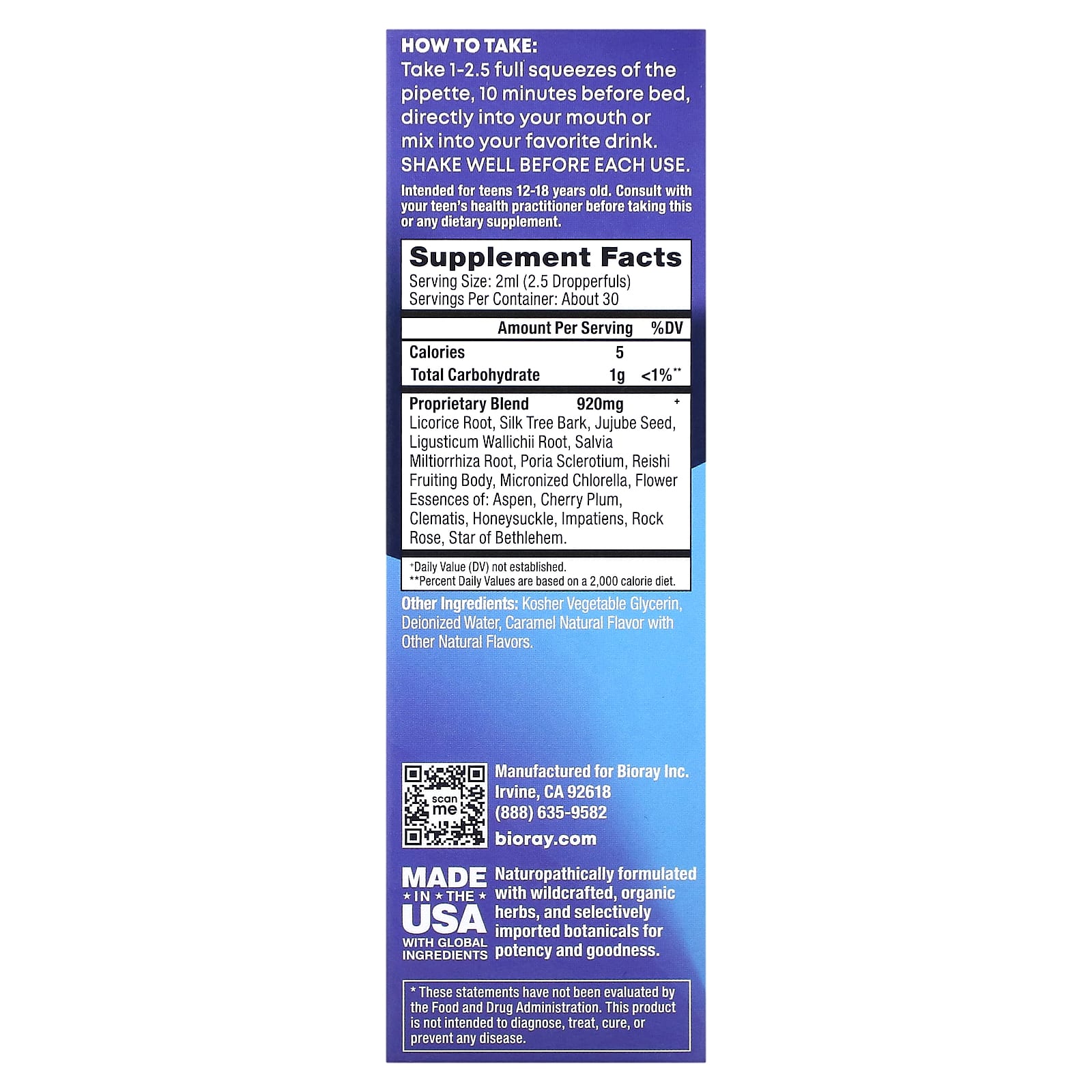 Bioray Dream Machine for Teens - Natural Sleep Aid Drops - Image 2