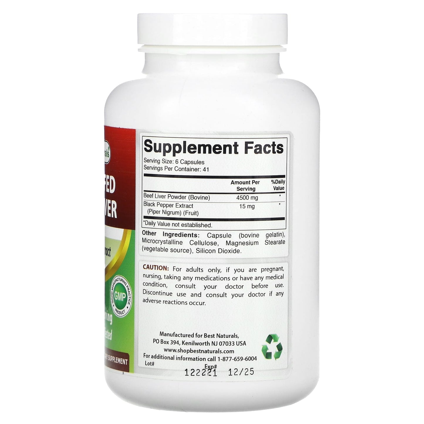 Boost Energy with Grassfed Beef Liver Supplements by Best Naturals - Image 2