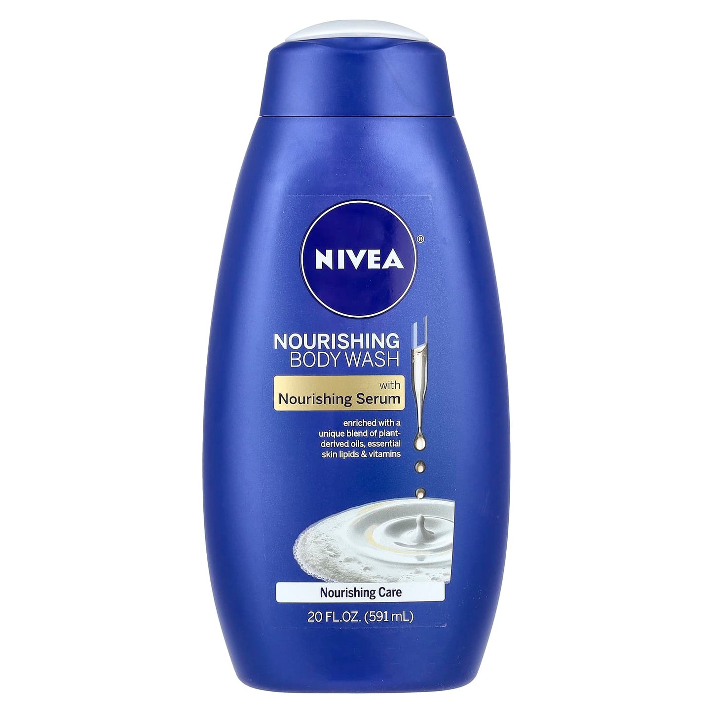 Nivea, Nourishing Body Wash, Nourishing Care, 20 fl oz (591 ml) - Image 1