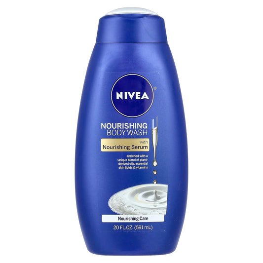 Nivea, Nourishing Body Wash, Nourishing Care, 20 fl oz (591 ml) - Image 1
