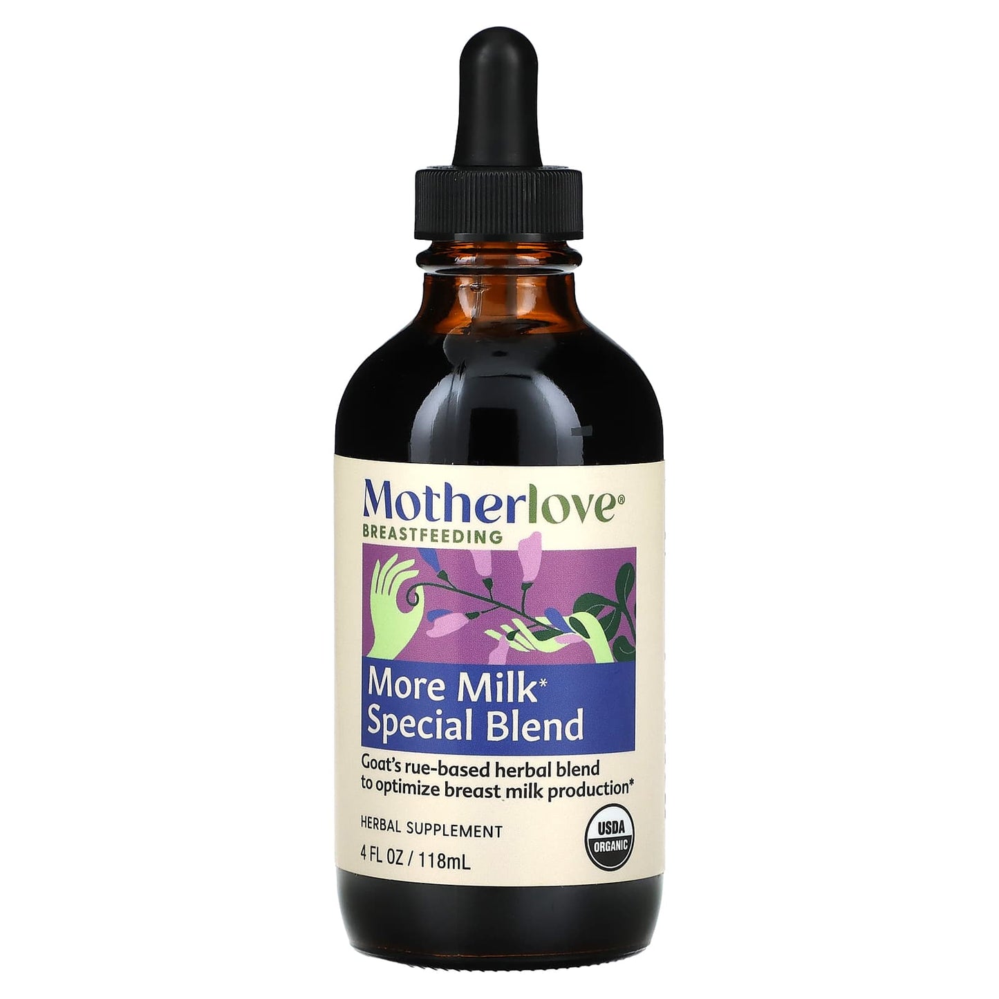 Motherlove, Breastfeeding, More Milk, Special Blend, 4 fl oz (118 ml) - Image 1