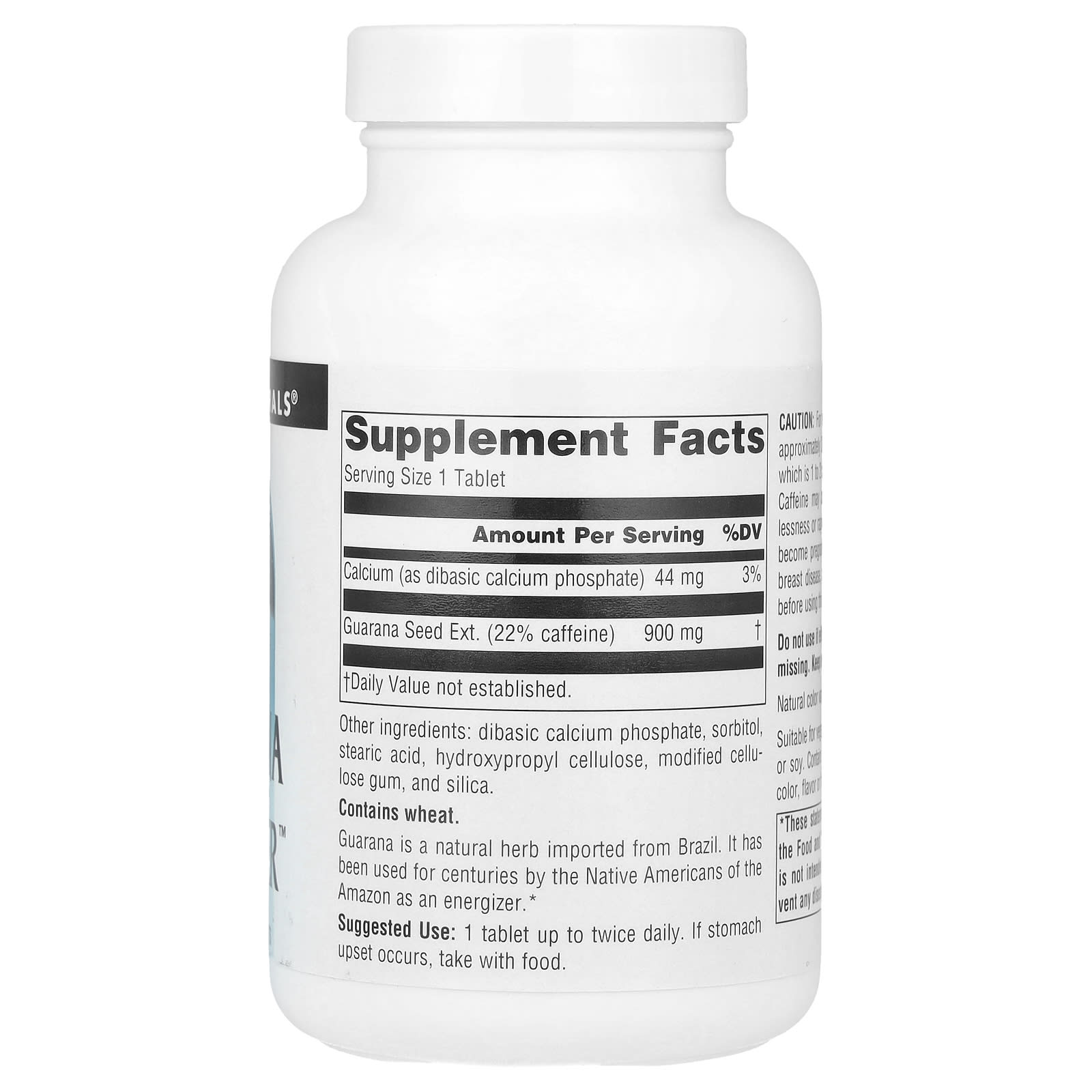 Source Naturals, Guarana Energizer™, 100 Tablets - Image 2