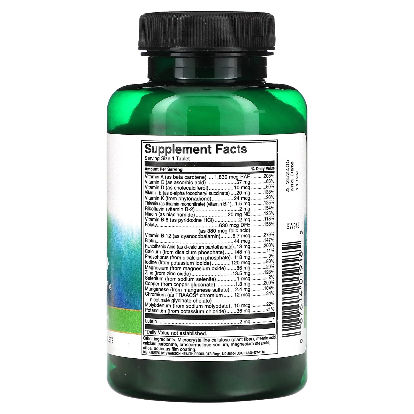 Swanson, Multi Adults 50+, 100 Tablets - Image 2
