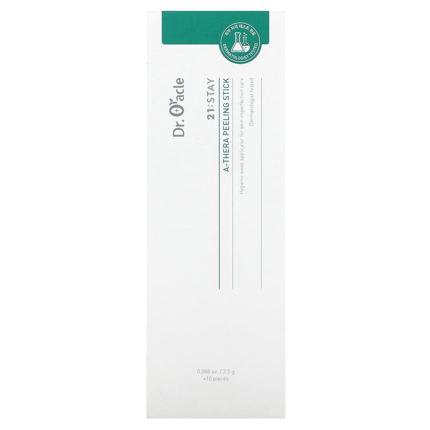 Dr. Oracle A-Thera Peeling Sticks for Glowing Skin, 10 Pieces - Image 1