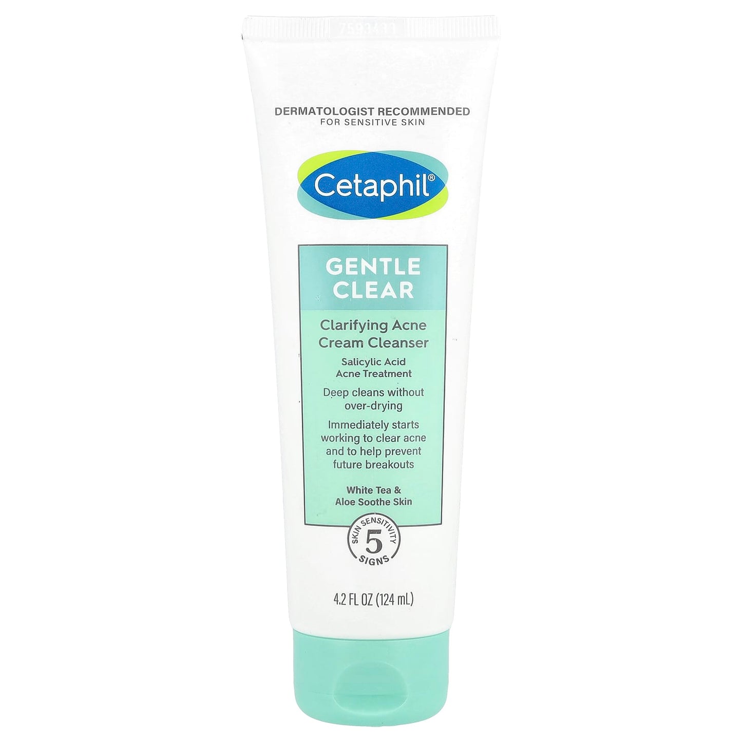 Cetaphil Gentle Clear Acne Cream Cleanser for Sensitive Skin - Image 1