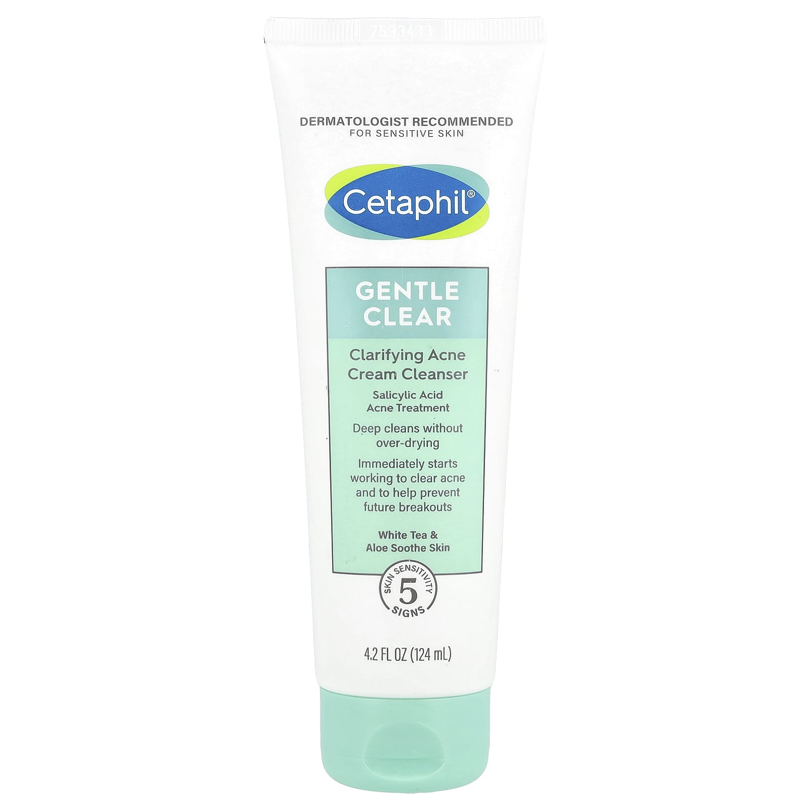 Cetaphil Gentle Clear Acne Cream Cleanser for Sensitive Skin - Image 1