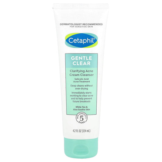 Cetaphil Gentle Clear Acne Cream Cleanser for Sensitive Skin - Image 1