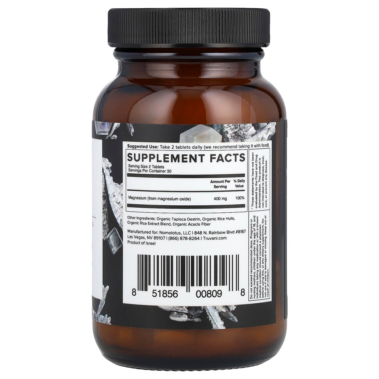 Truvani, Magnesium, 60 Tablets (200 mg per Tablet) - Image 2