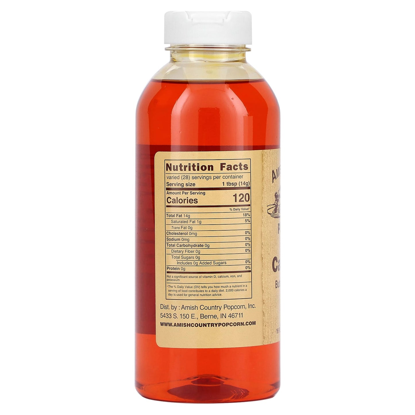 Amish Country Buttery Popcorn Oil - 16 fl oz (472 ml) - Image 2