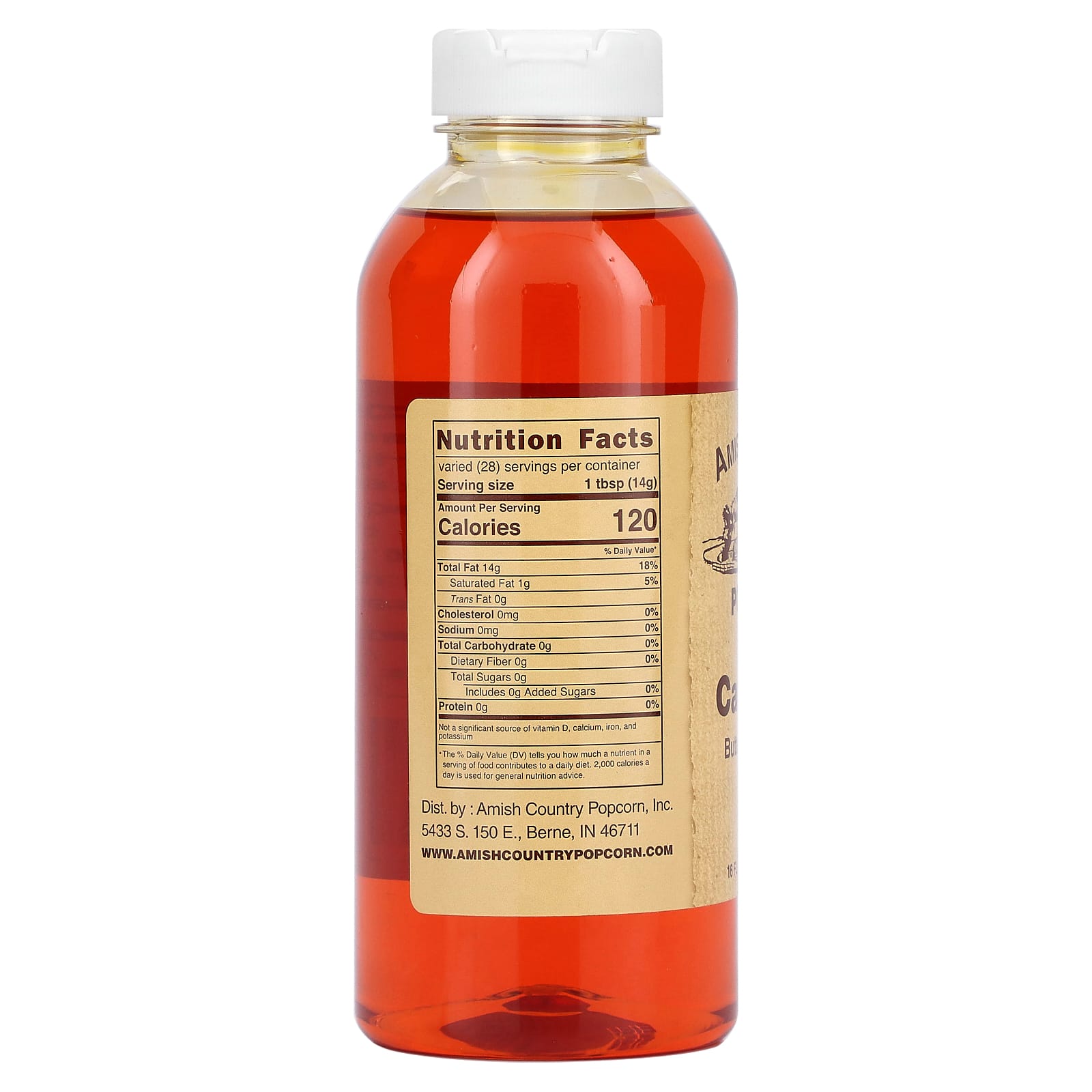 Amish Country Buttery Popcorn Oil - 16 fl oz (472 ml) - Image 2