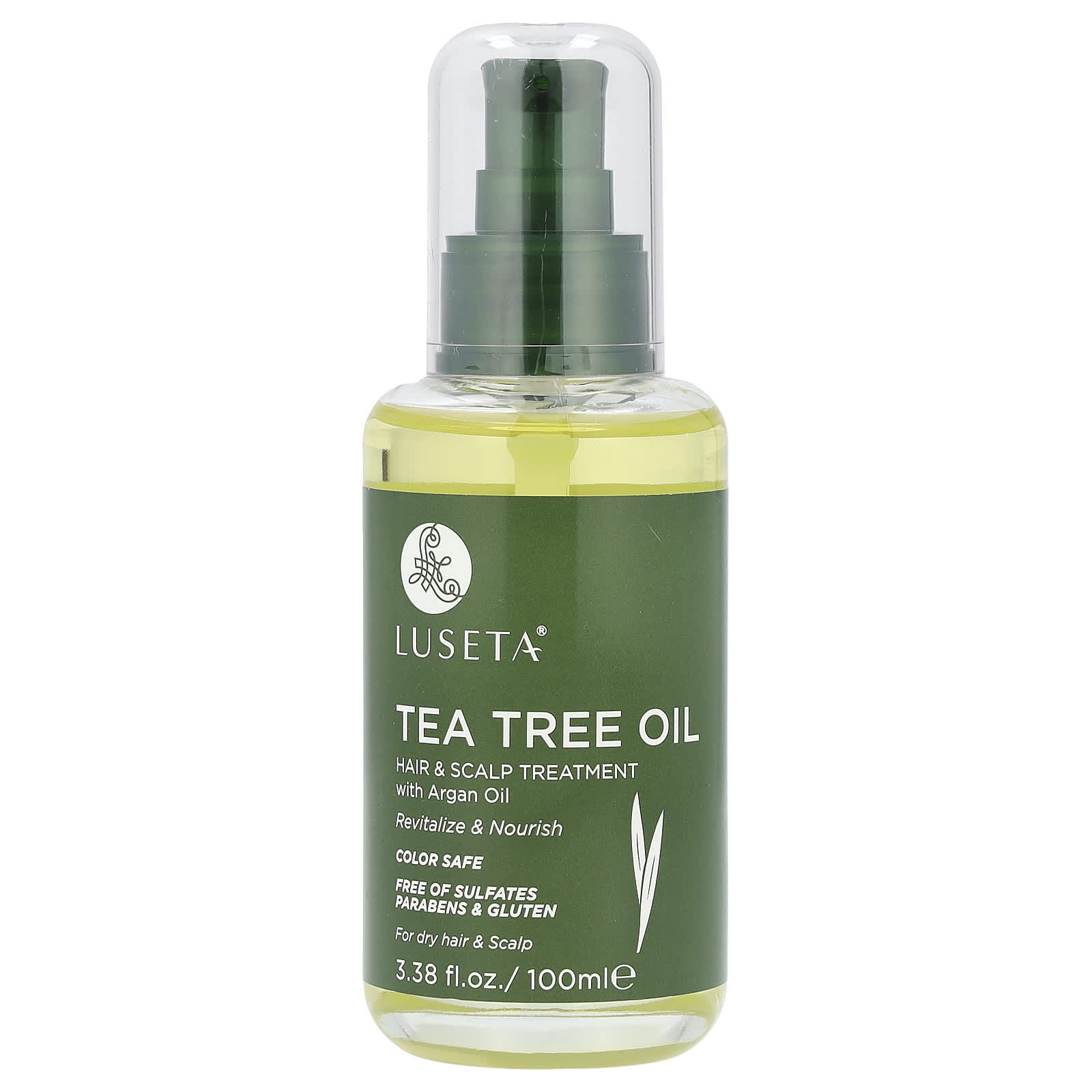 Luseta Beauty, Tea Tree Oil, Hair & Scalp Treatment With Argan Oil, 3.38 fl oz (100 ml) - Image 1
