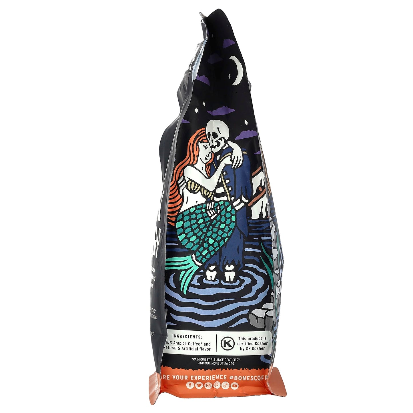 Salty Siren Sea Salted Caramel Mocha Whole Bean Coffee by Bones Coffee - Image 2