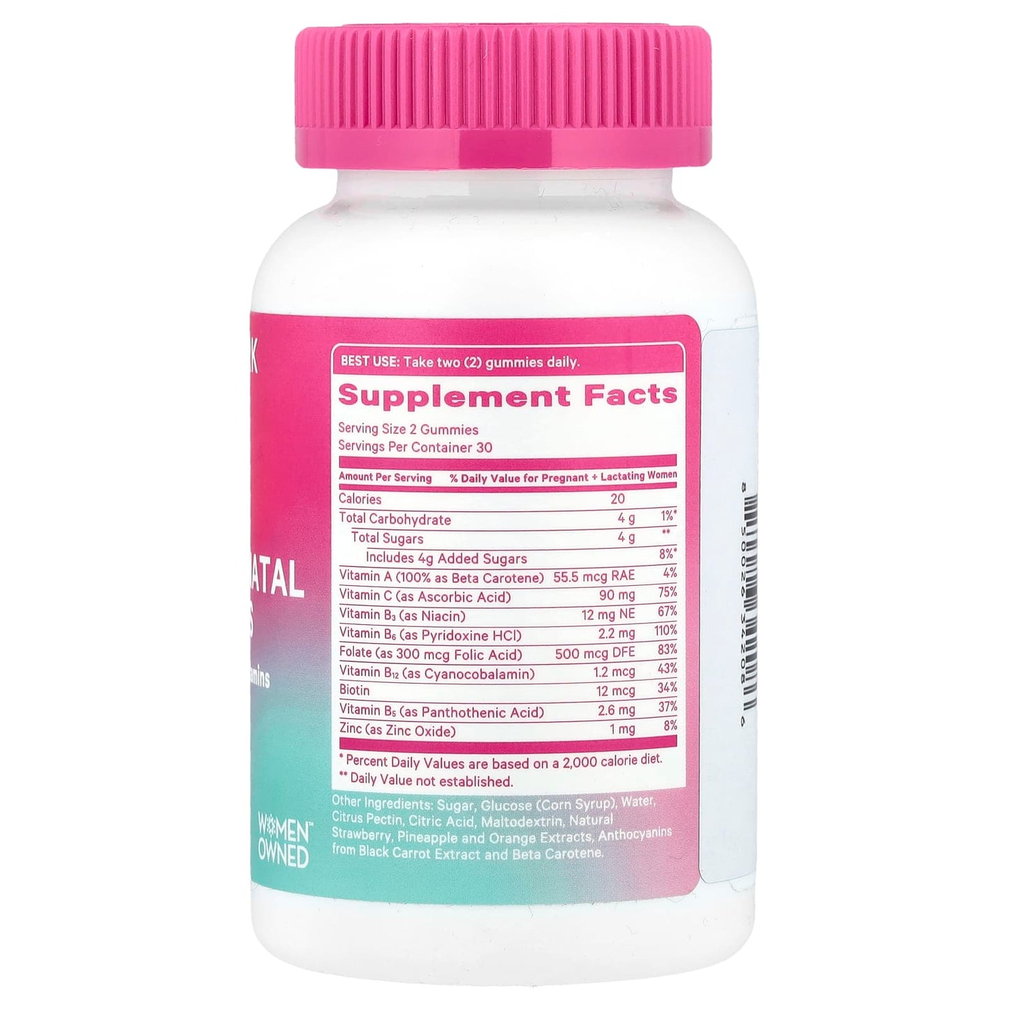 Pink Stork, Total Postnatal Gummies, Assorted Fruit, 60 Gummies - Image 2